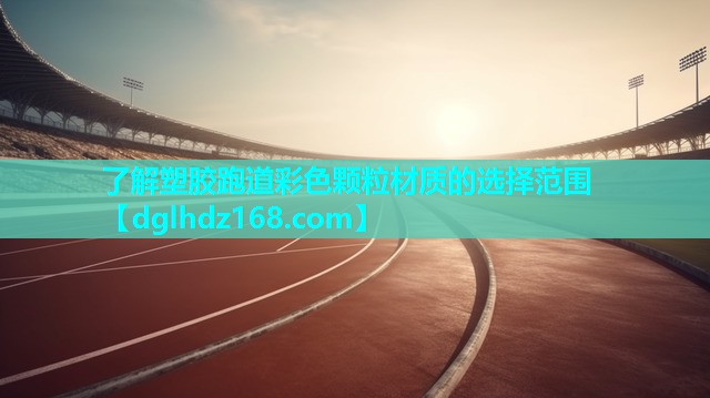 了解塑胶跑道彩色颗粒材质的选择范围